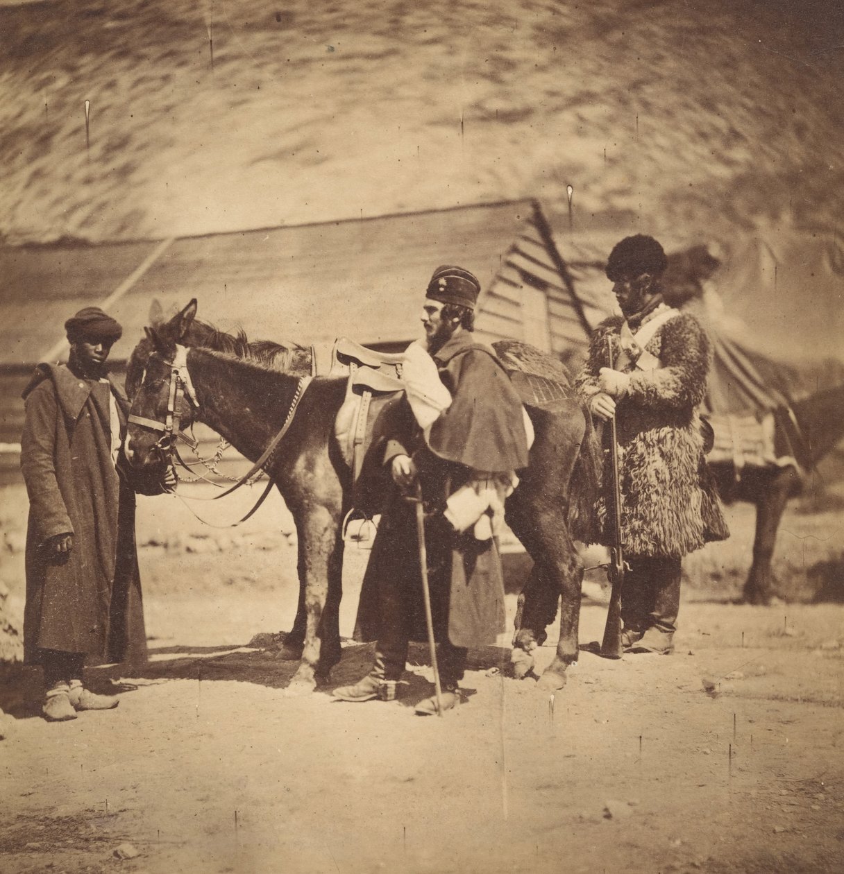 ग्रेनेडियर गार्ड्स के कैप्टन बर्नाबी, 1855। द्वारा रोजर फेंटन