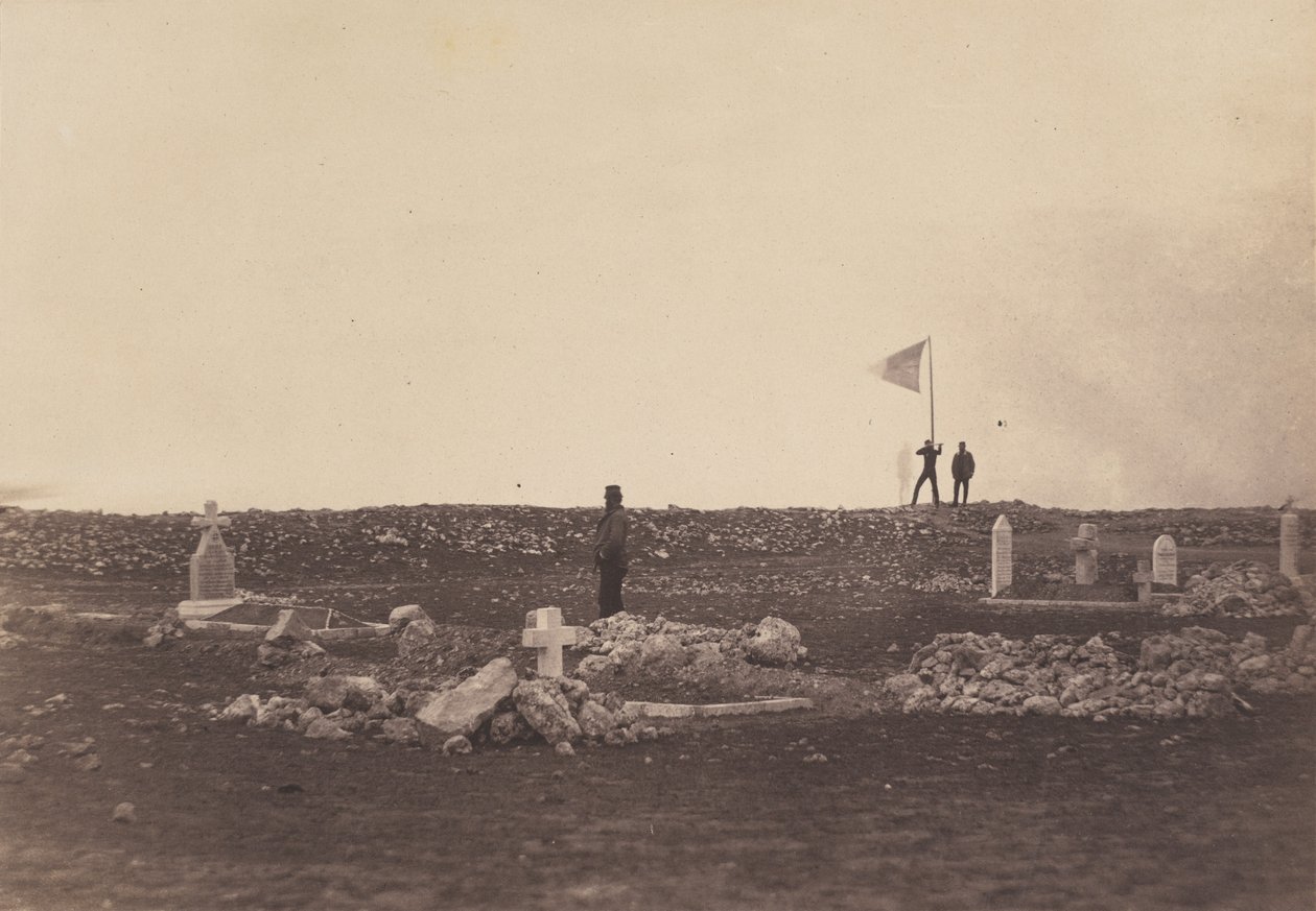कब्रिस्तान, कैथकार्ट हिल, 1855, मुद्रित 1856। द्वारा रोजर फेंटन