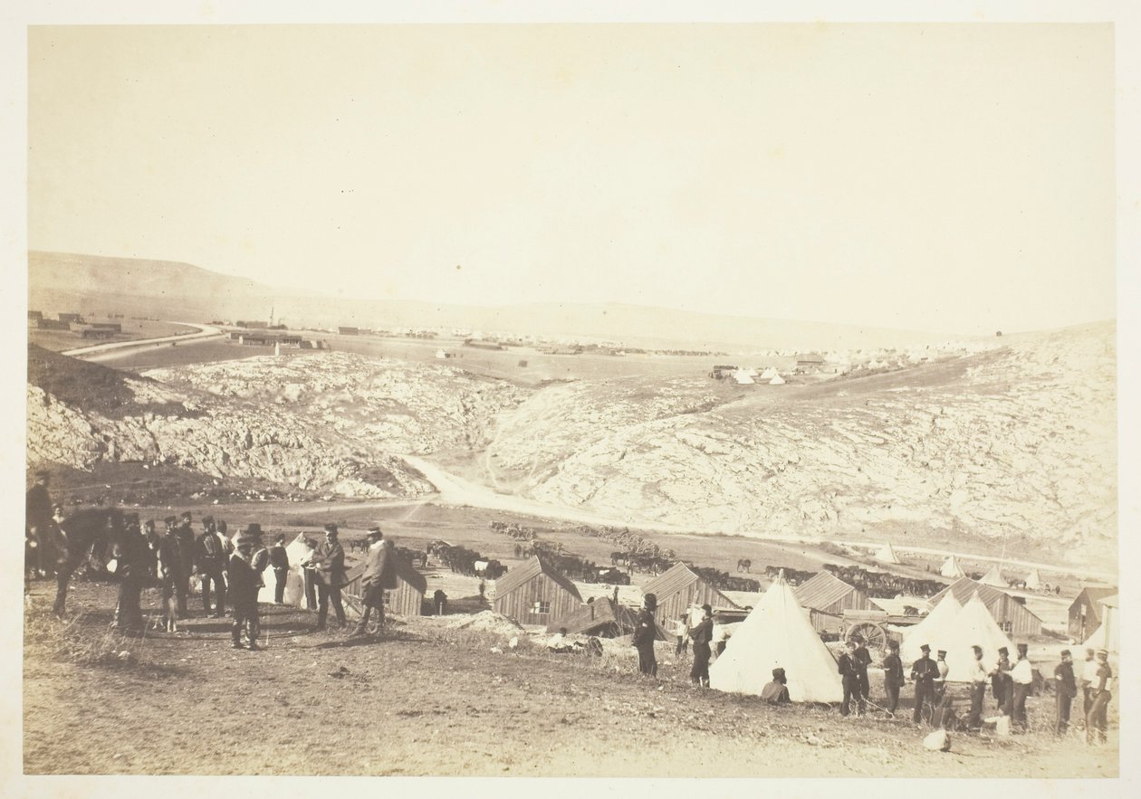1855 में हॉर्स आर्टिलरी का पड़ाव। द्वारा रोजर फेंटन
