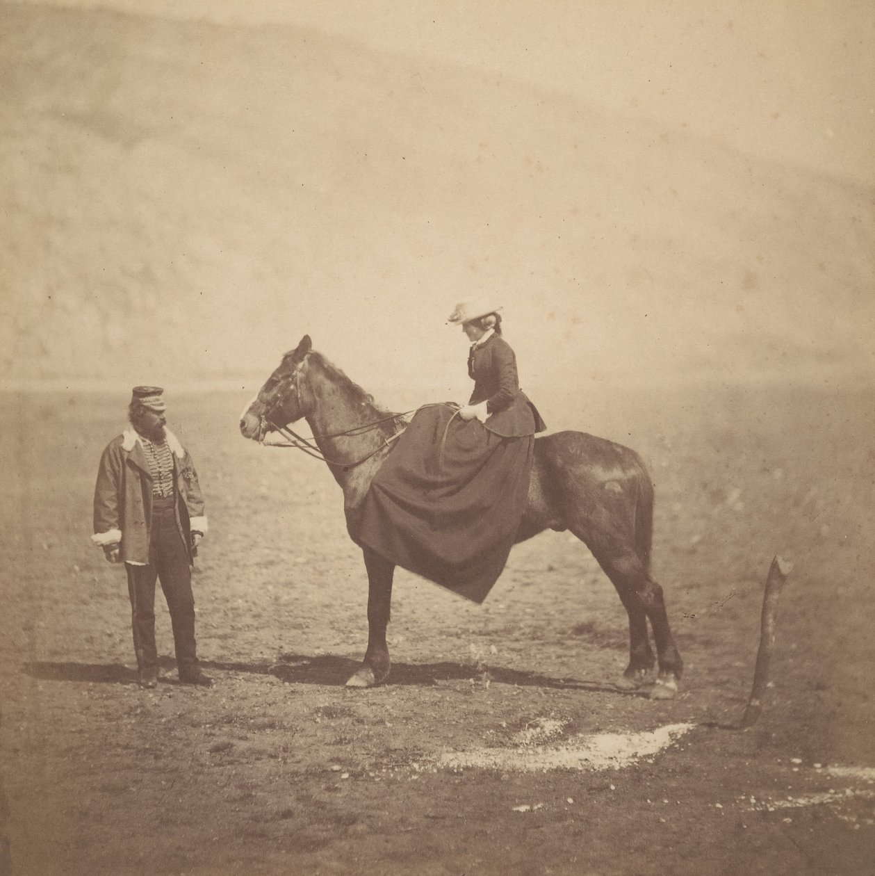 हेनरी डबर्ली और श्रीमती डबर्ली, 1855। द्वारा रोजर फेंटन