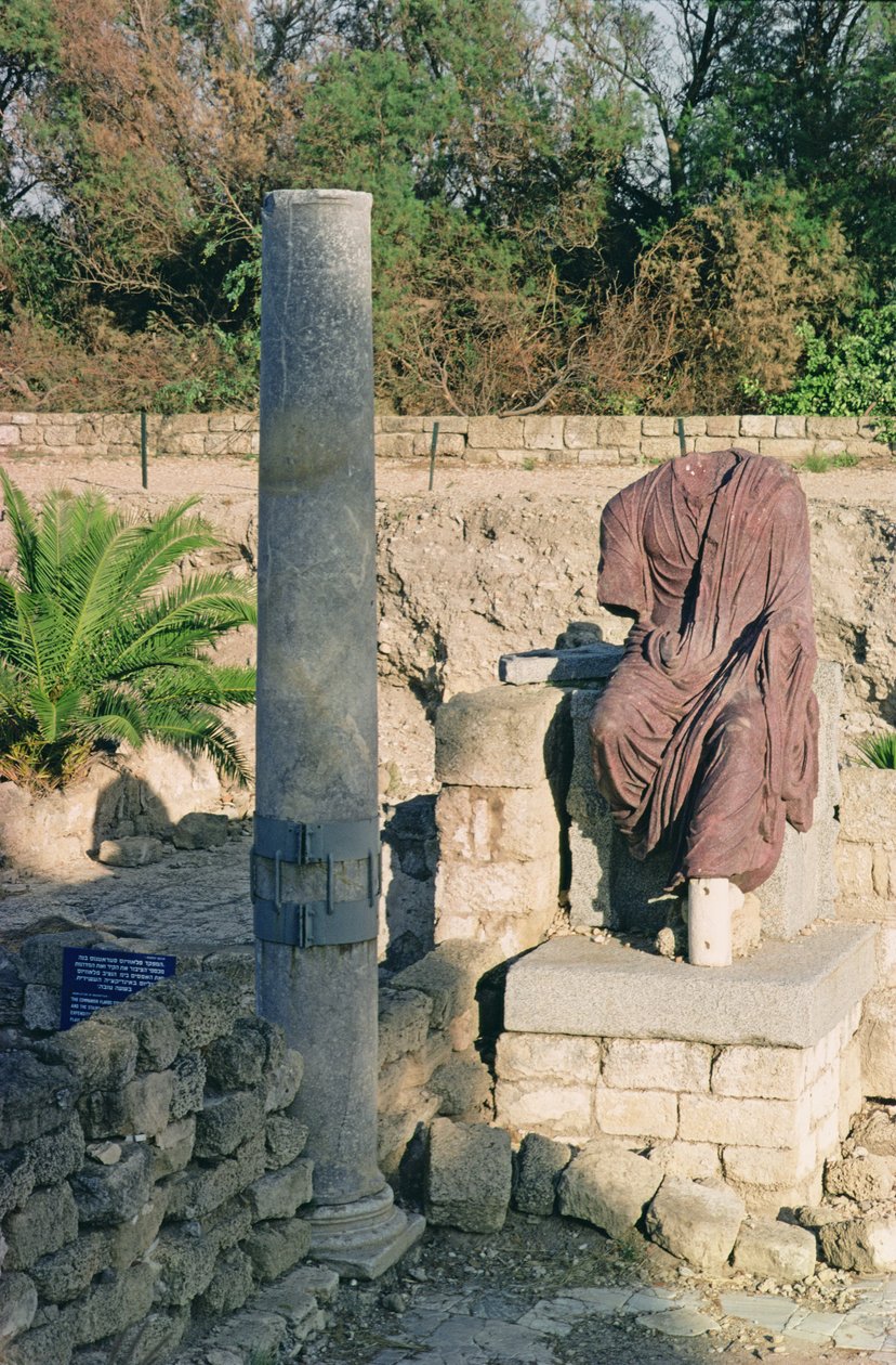 खंडित स्तंभ और मूर्ति द्वारा उपन्यास