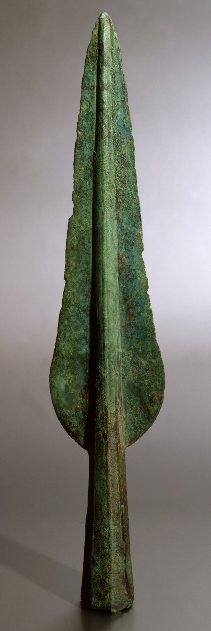 भाला सिर, Satricnm (कांस्य) द्वारा उपन्यास