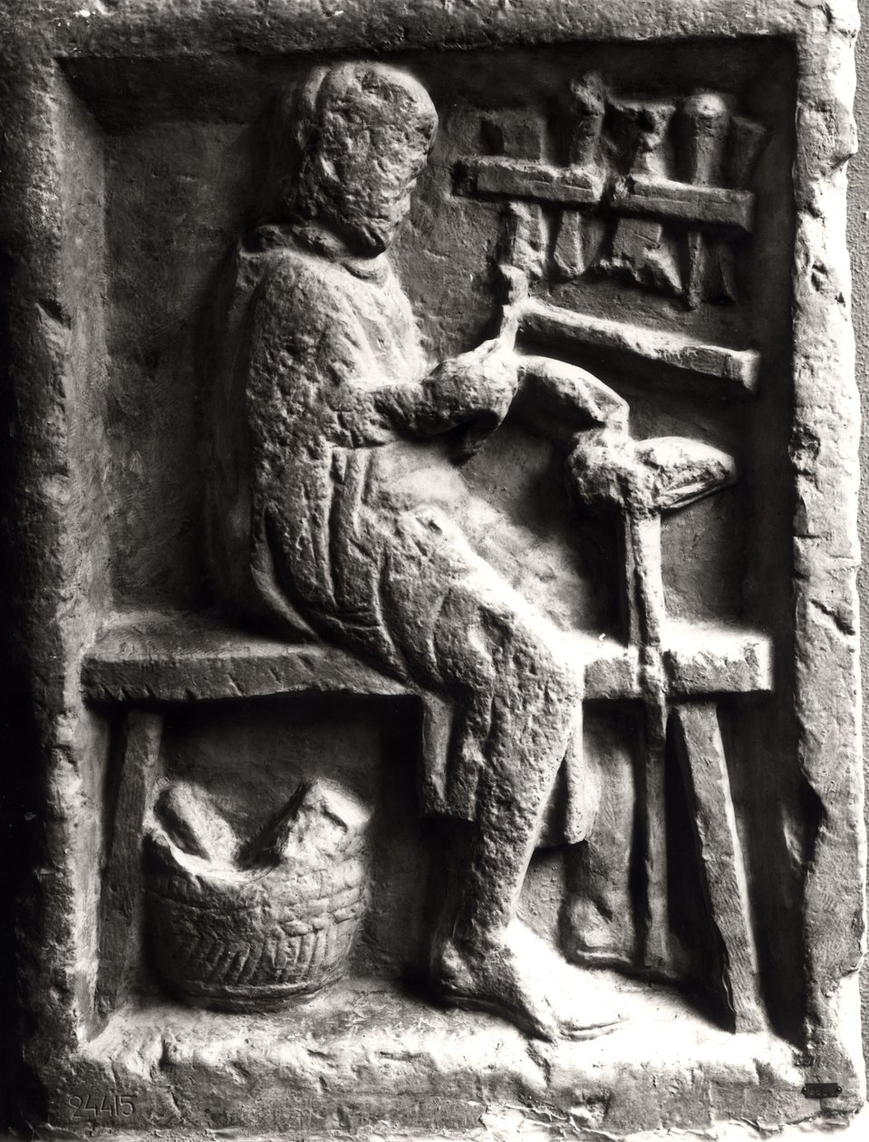 काम पर Shoemaker, एक रोमन sepulcher से राहत द्वारा रोमन रोमन