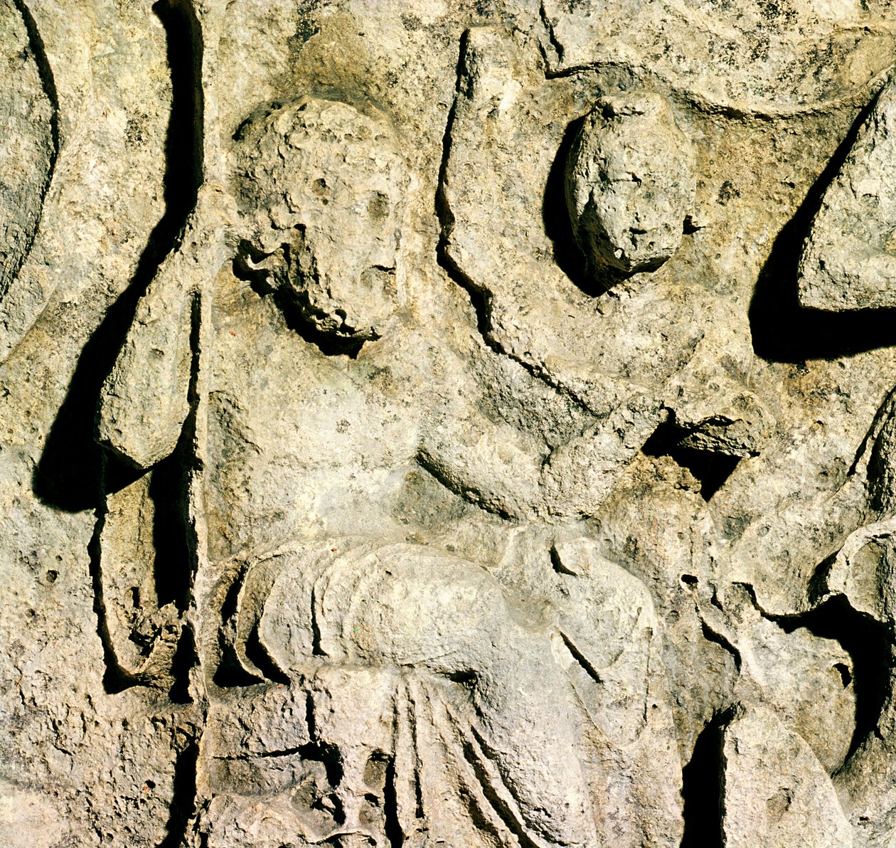 राजा प्रियम और हेकुबा (विस्तार) को दर्शाते हुए फ्रिज़ द्वारा उपन्यास