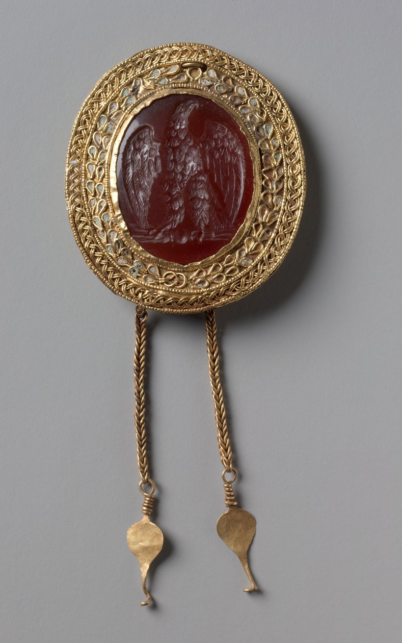इंपीरियल ईगल, c.1-25 (कॉर्नेलियन इंटैग्लियो) द्वारा रोमन इंपीरियल काल