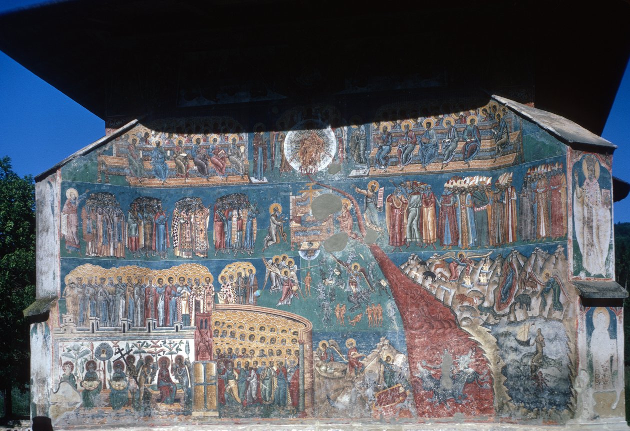 द लास्ट जजमेंट, 1547-50 द्वारा रोमानियाई स्कूल