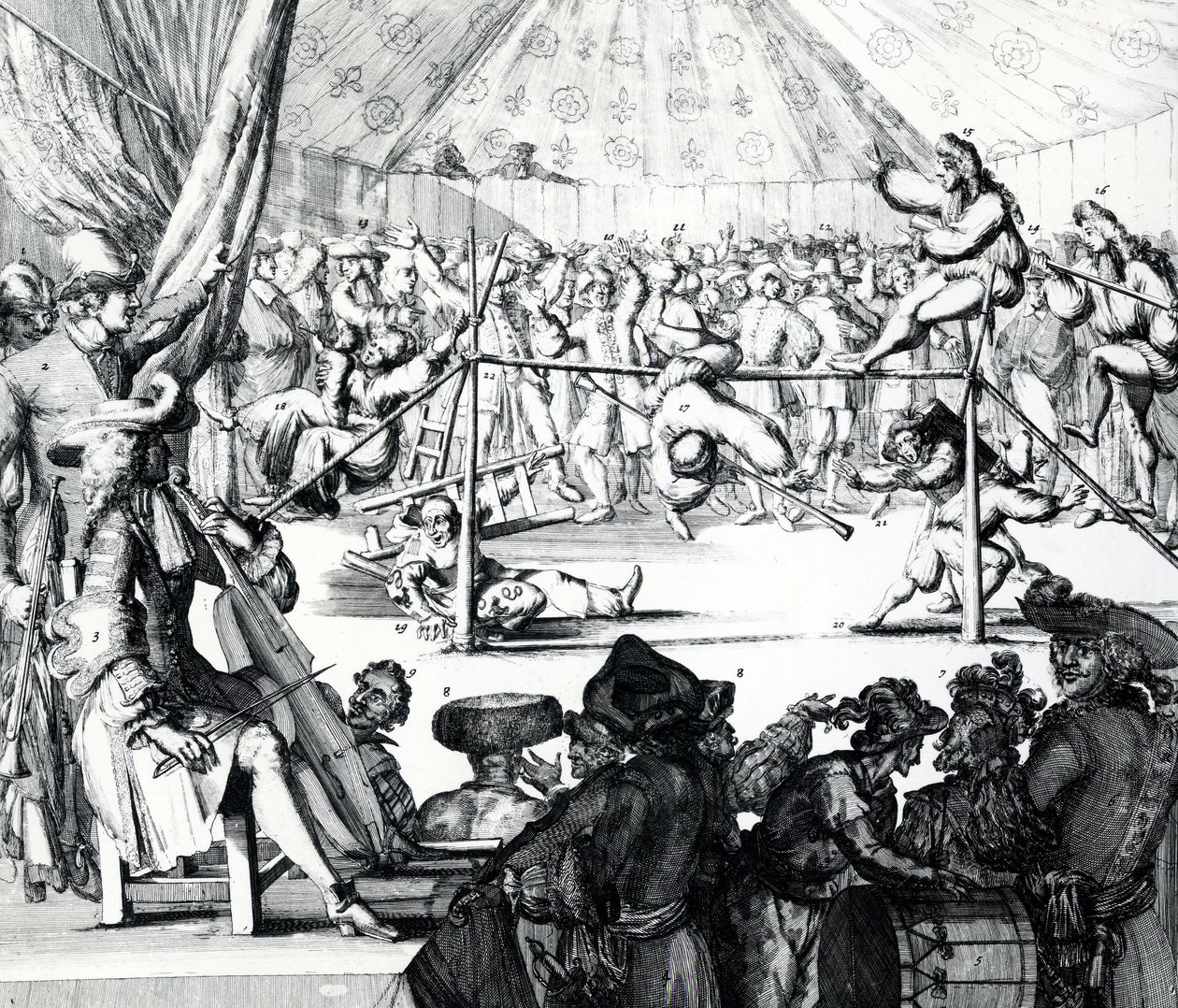 फॉलिंग पे, 1697 द्वारा रोमिन डे हुगहे