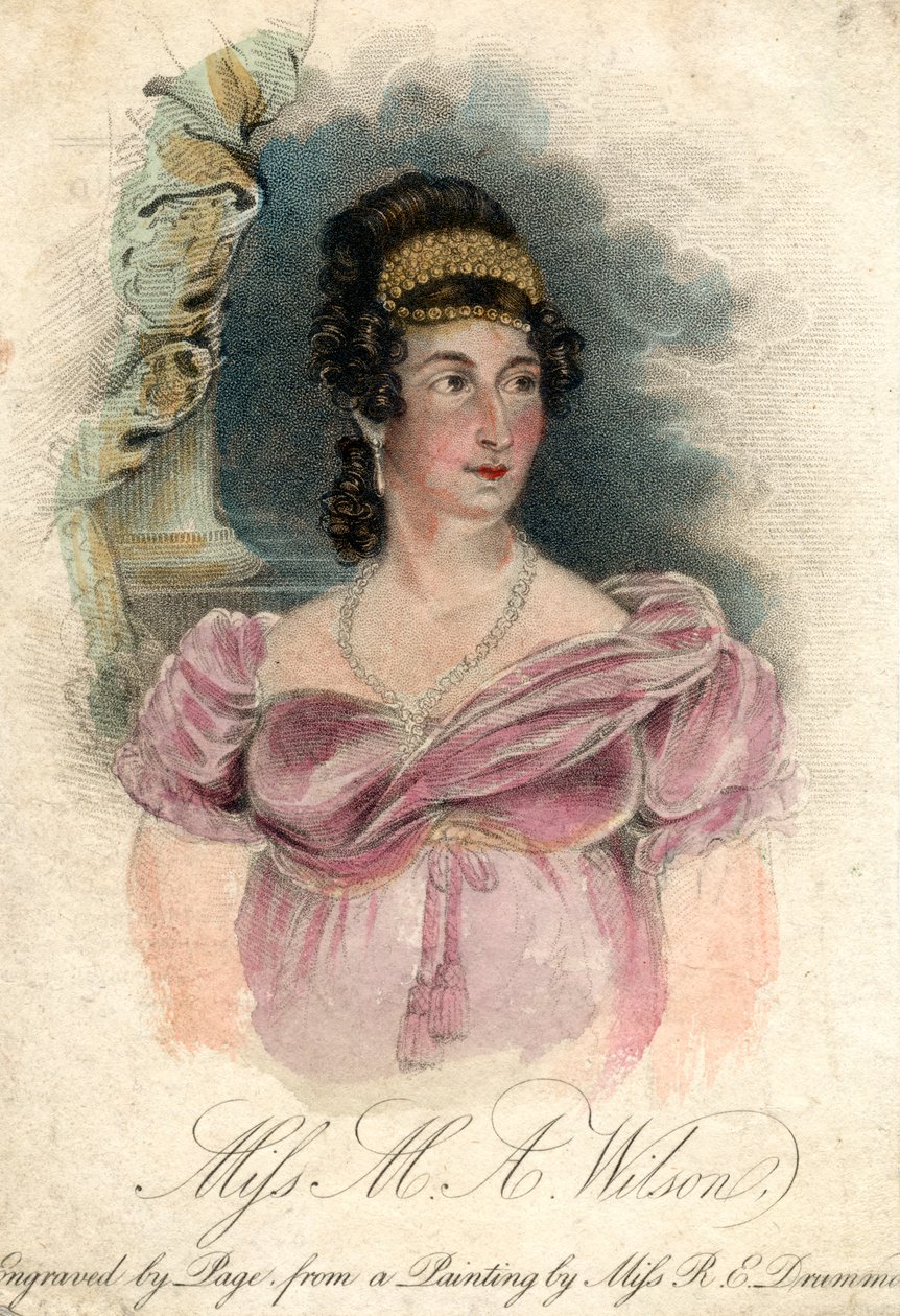 मिस एमए विल्सन, c1820-1850 द्वारा रोज़ एम्मा ड्रमोंड