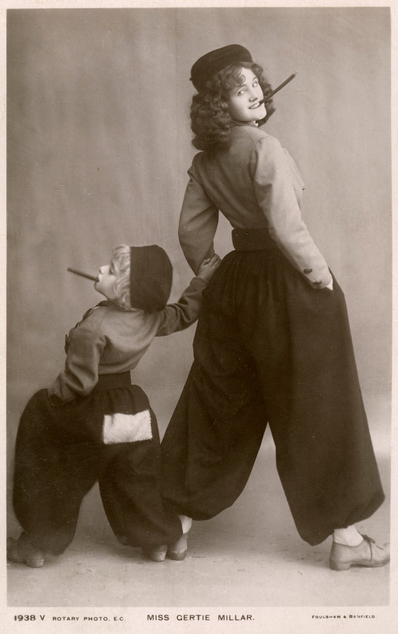 गर्टी मिलर, ब्रिटिश अभिनेत्री और गायिका, c1906। द्वारा रोटरी फोटो