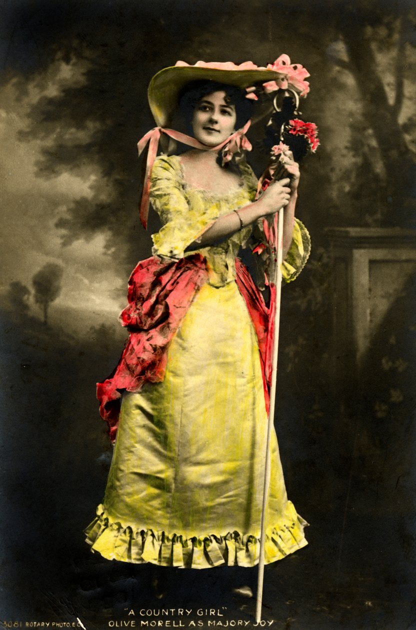 ओलिव मोरेल, अभिनेत्री, 1903। द्वारा रोटरी फोटो