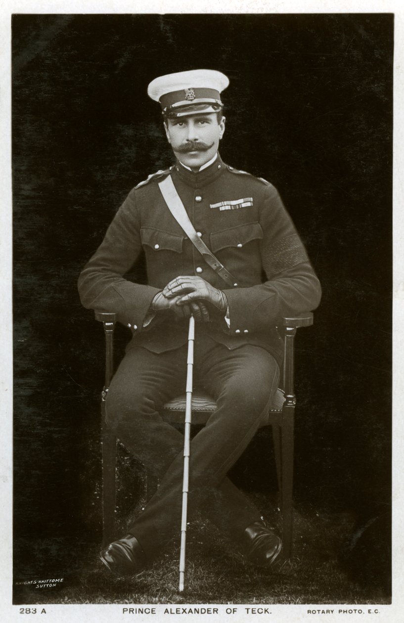 टेक के राजकुमार अलेक्जेंडर, c1900s। द्वारा रोटरी फोटो