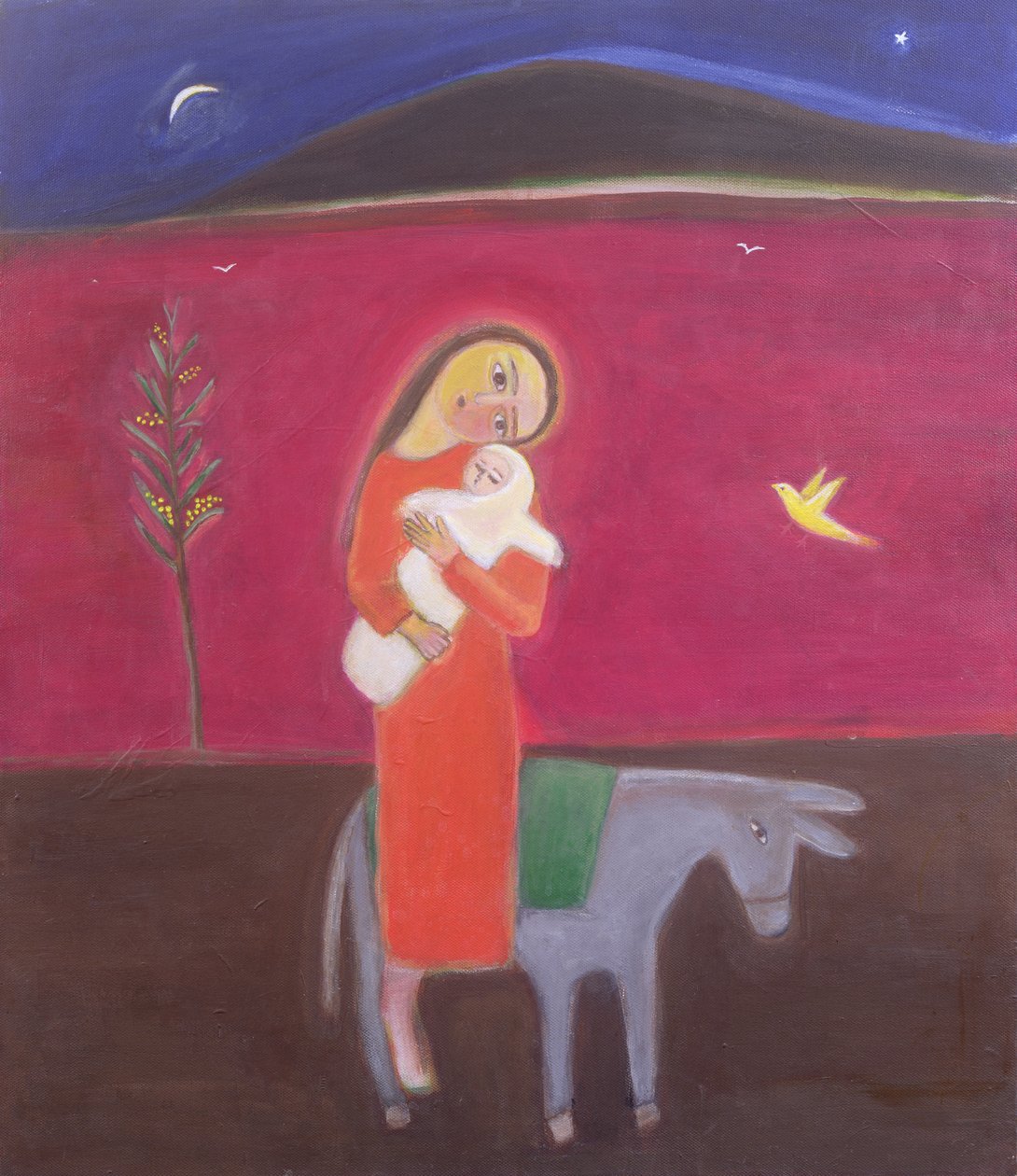 निर्वासित, 2002 (कैनवास पर एक्रिलिक) द्वारा Roya Salari