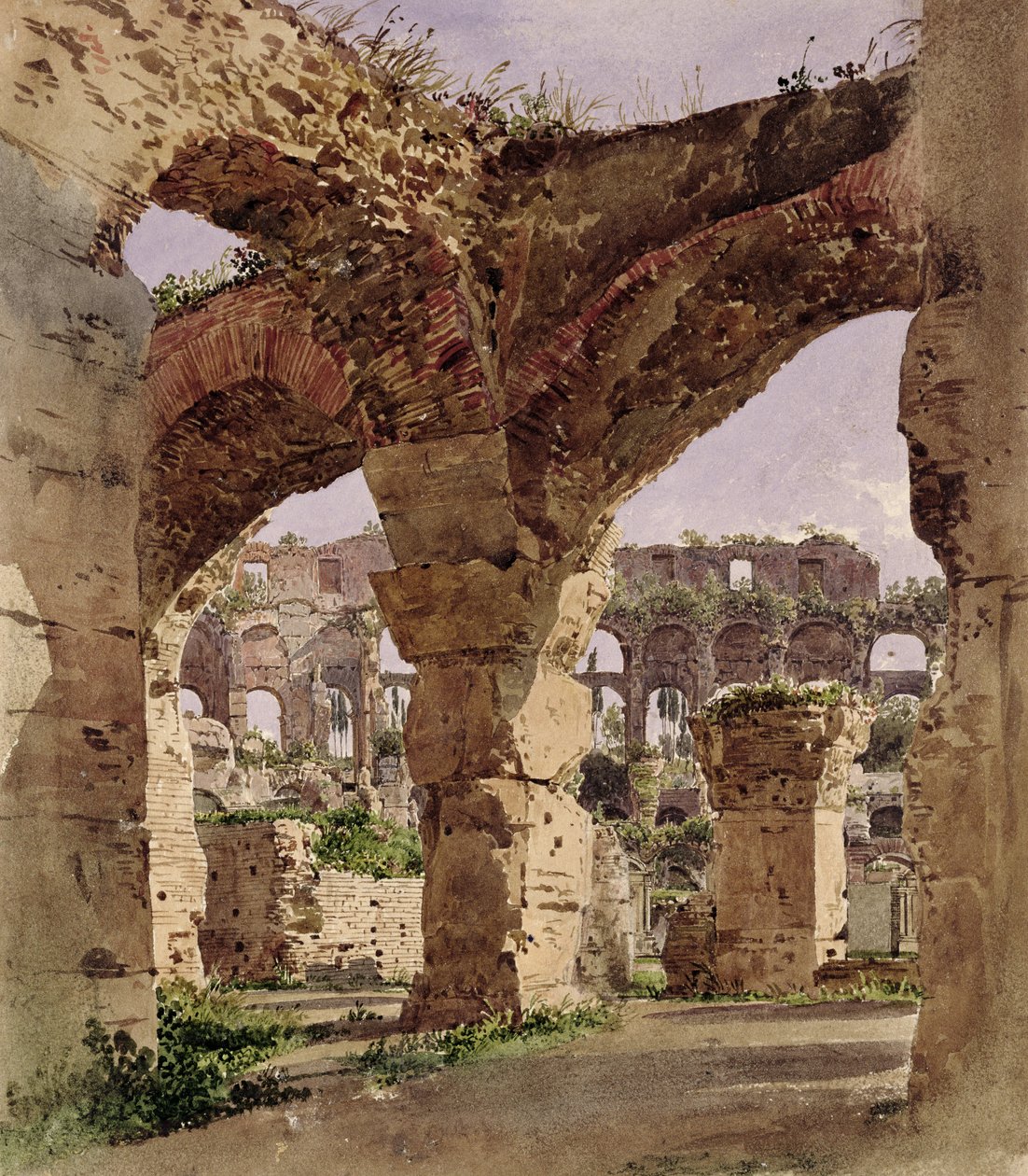 कोलोसियम, रोम, 1835 द्वारा ऑल्ट के रूडोल्फ