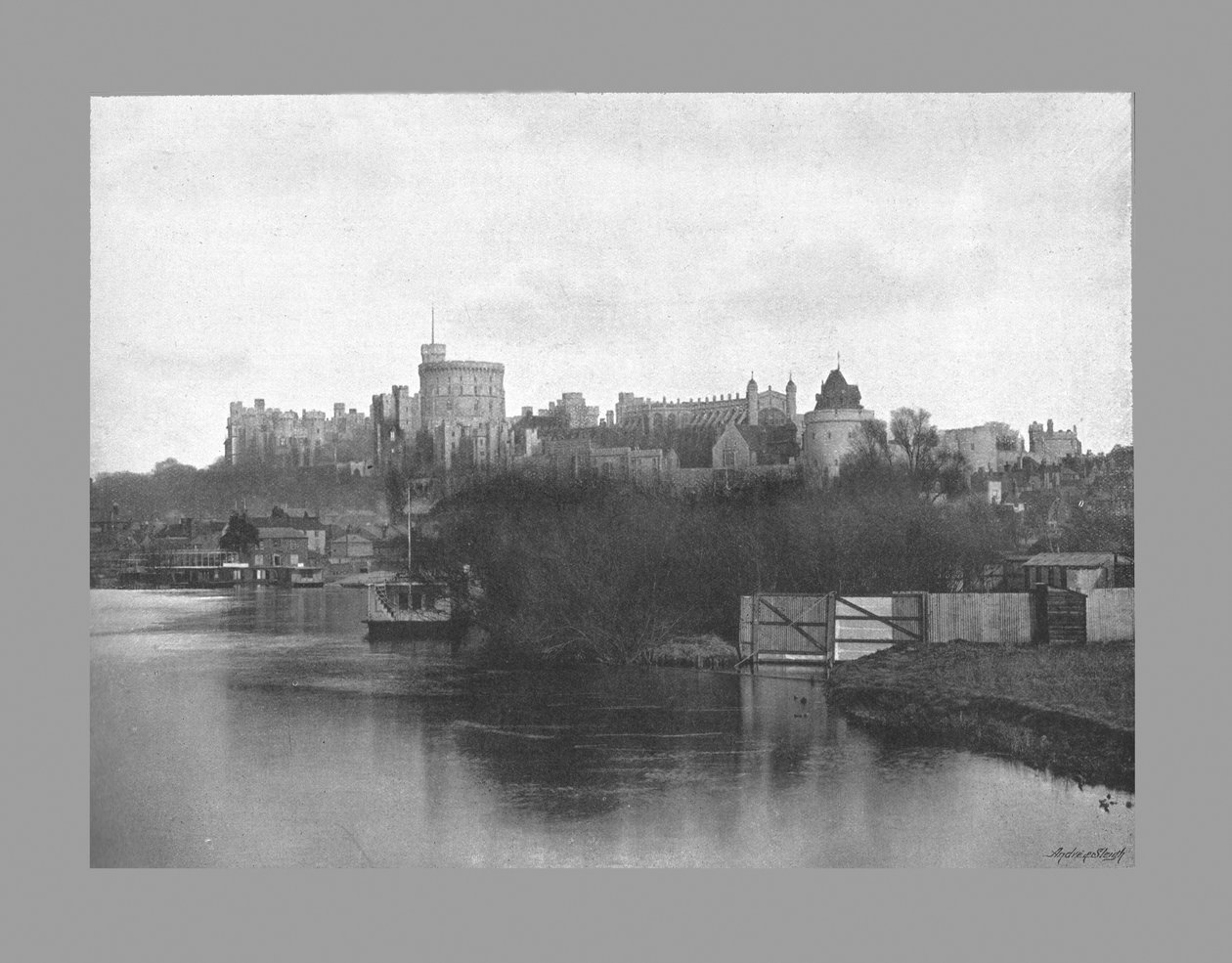 विंडसर कैसल, c1900 द्वारा रसेल एंड संस