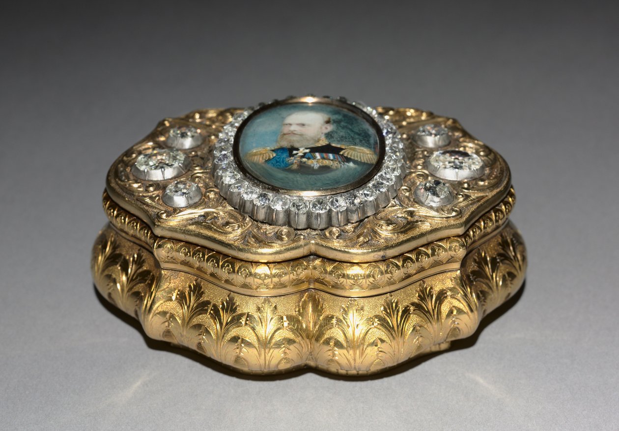 बॉक्स, गोफर्ट द्वारा बनाया गया, c.1850 द्वारा रूसी स्कूल
