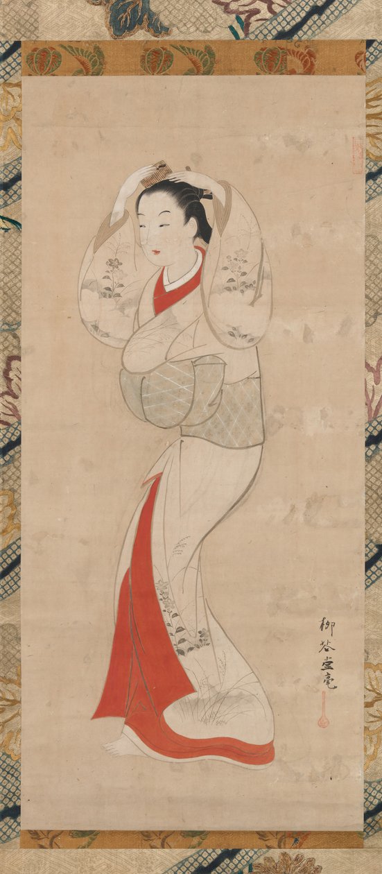 स्थायी महिला, 1740s। द्वारा रयुकाडो