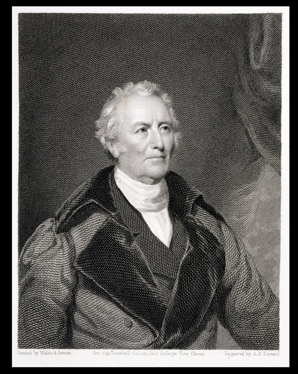 जॉन ट्रंबल (1756-1843) एशर ब्राउन डूरंड द्वारा उत्कीर्ण द्वारा एसएल और यहूदी, टीओएस वाल्डो