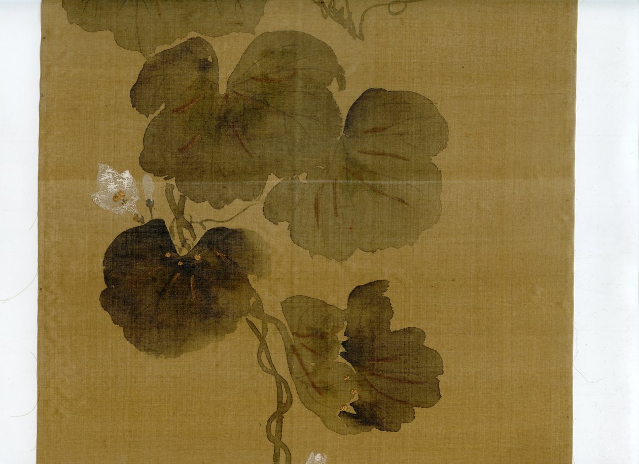 wittig.collection.painting.02.flowering.gourd.vine.rinpa.school.signature। &। seal.of.sakai.hoitsu.scanset.04.of.07 द्वारा सकाई होइत्सु