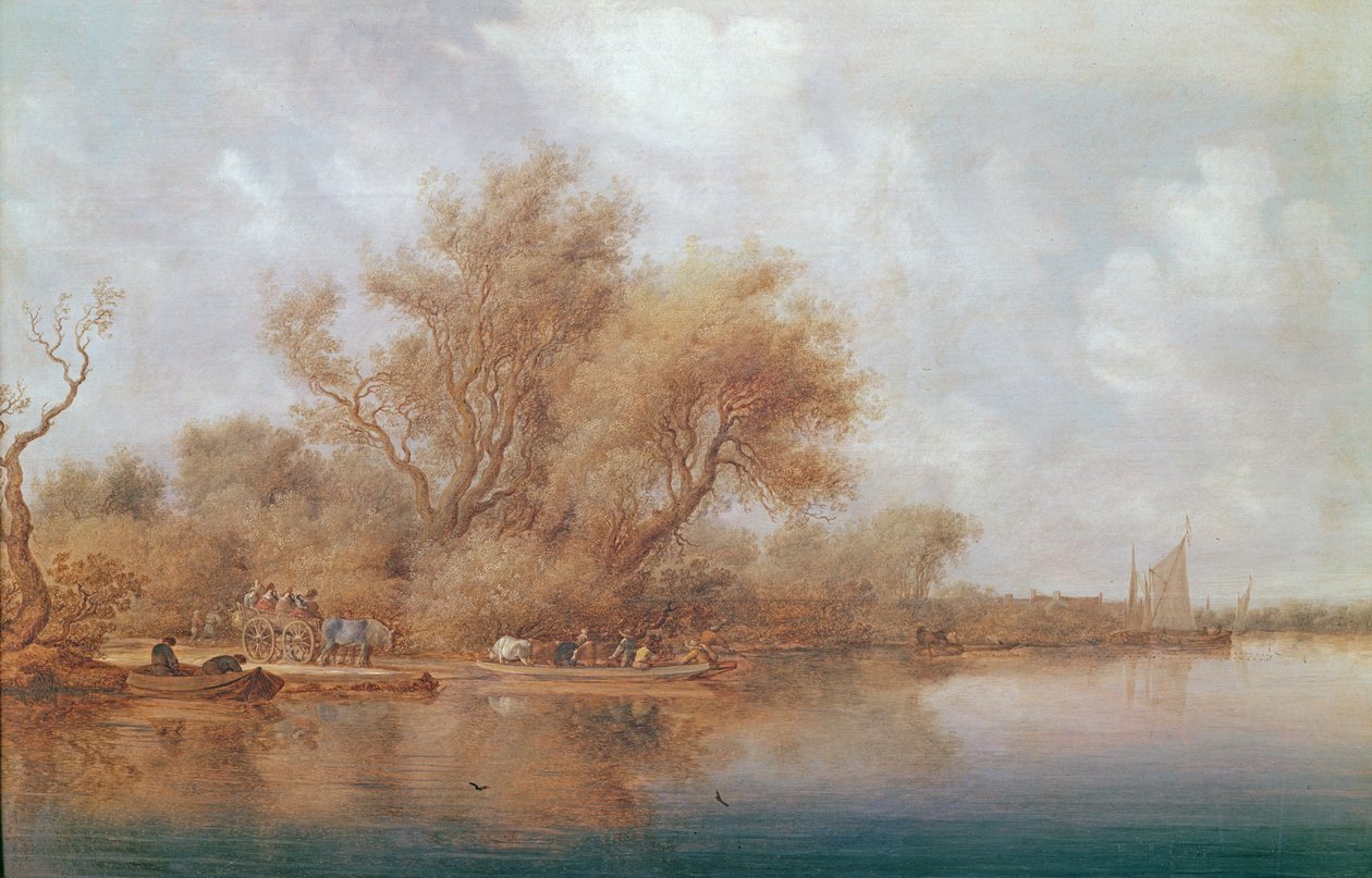 लैंडिंग चरण, 1635 द्वारा सॉलोमन वैन रुइसेडेल या रुइसडेल