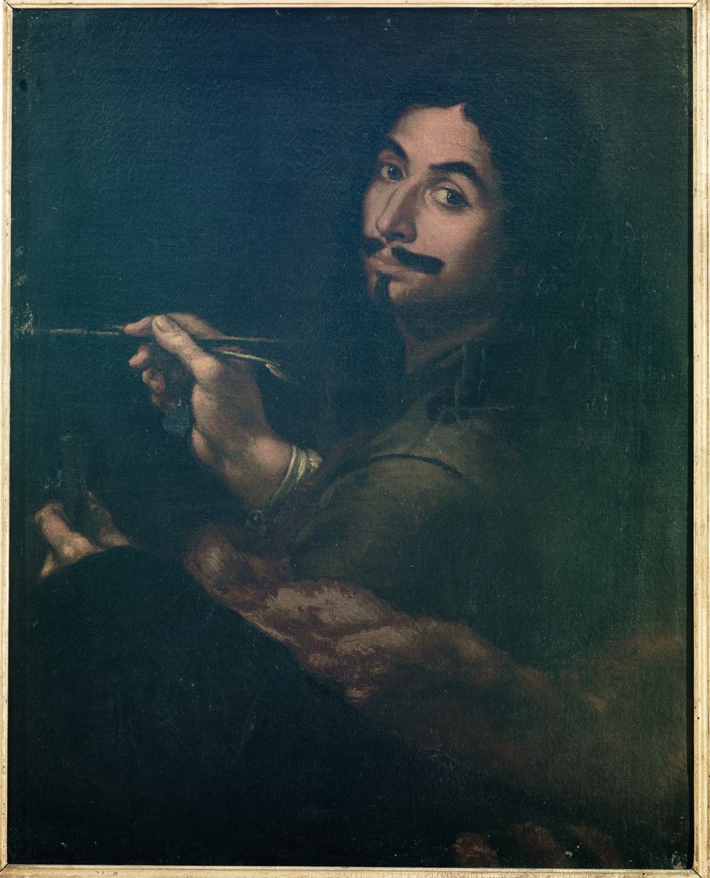 सेल्फ पोर्ट्रेट, c.1642 द्वारा निस्तारण रोजा