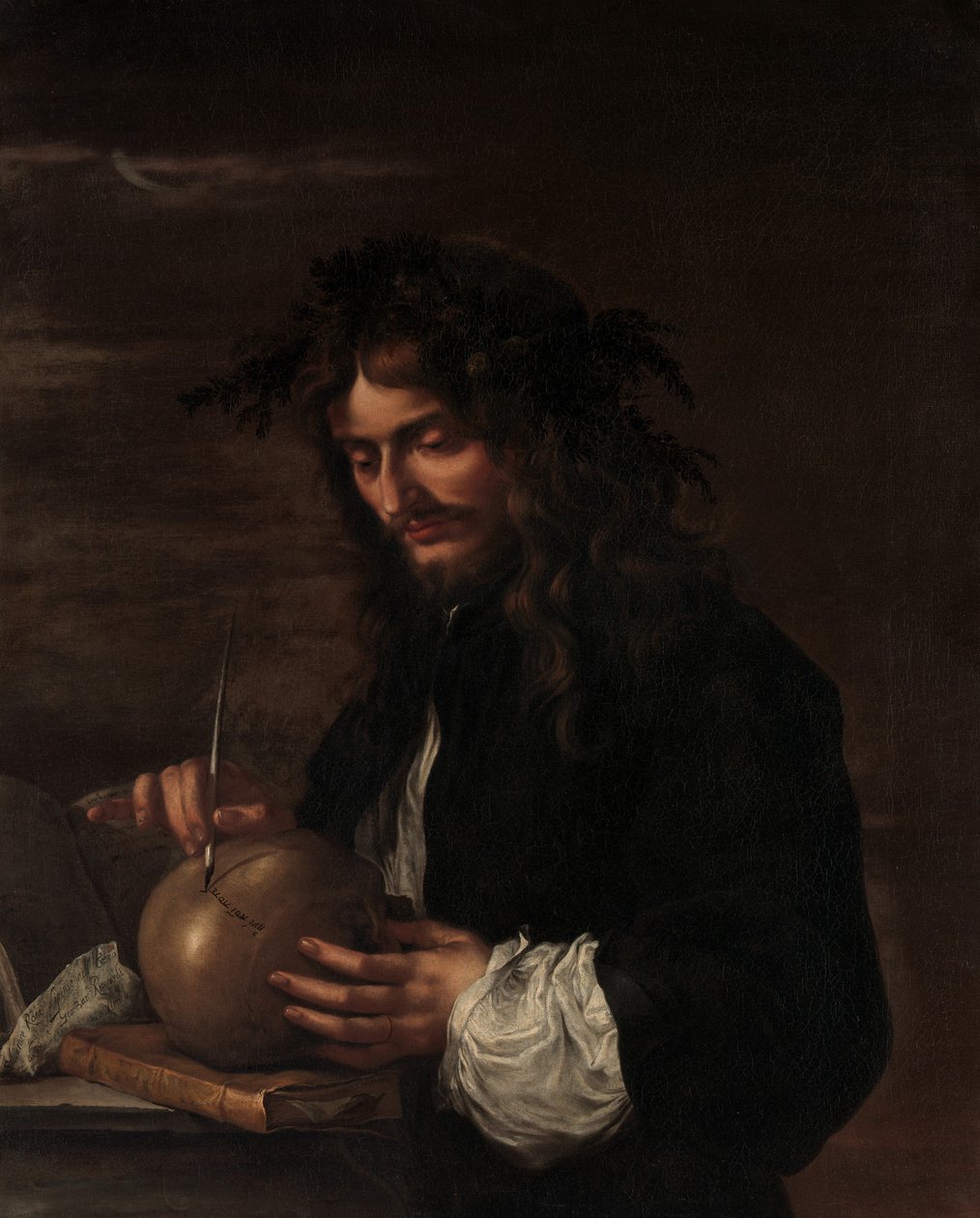 सेल्फ-पोर्ट्रेट, ca. 1647। द्वारा निस्तारण रोजा