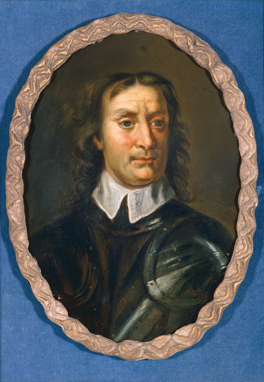 ओलिवर क्रॉमवेल, c.1670-90 (बोर्ड पर तेल) द्वारा सैमुअल (बाद) कूपर