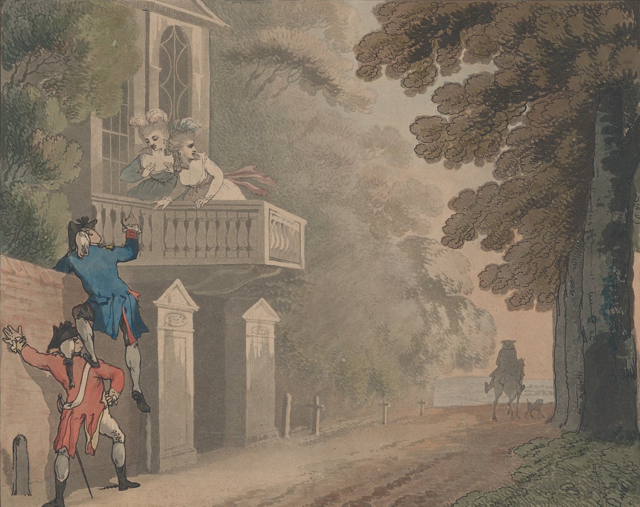 स्केलिंग की कला, 1792। द्वारा सैमुअल अलकेन