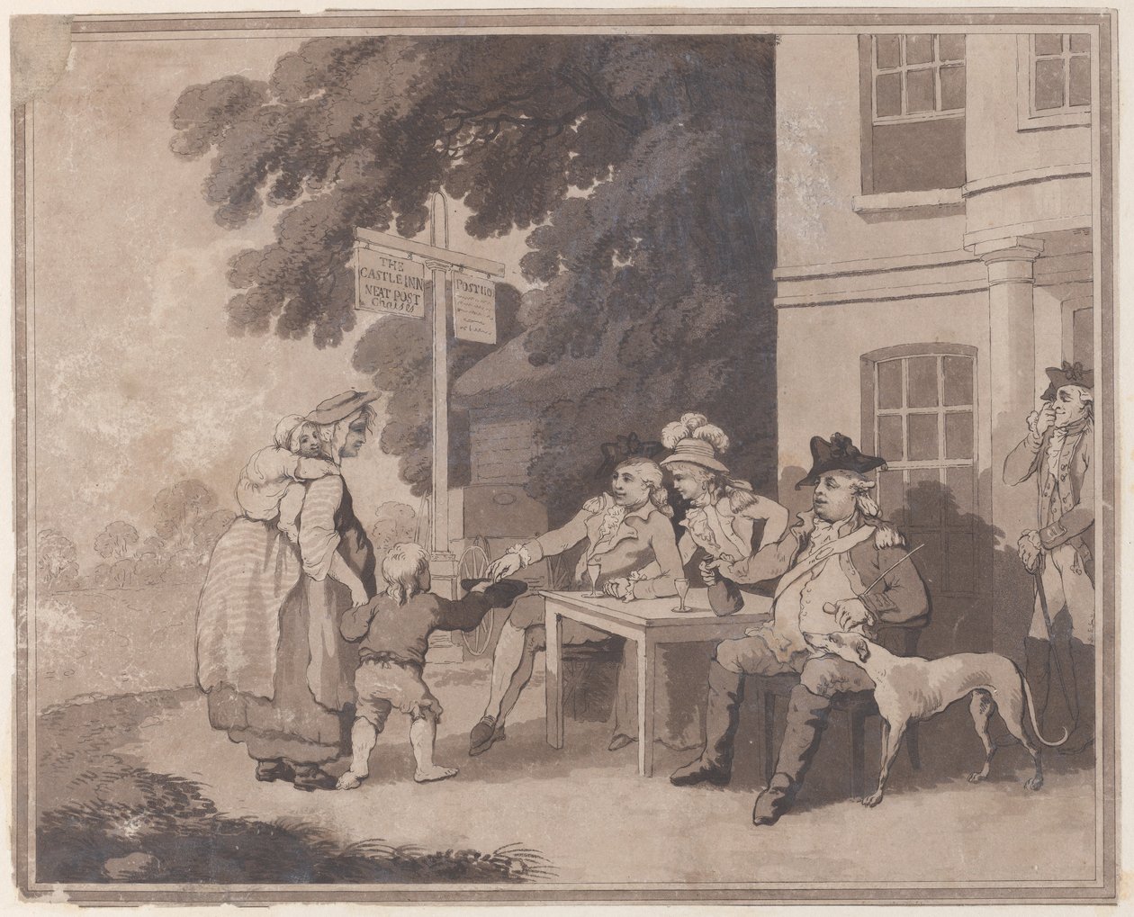 परोपकार, 25 नवंबर, 1792। द्वारा सैमुअल अलकेन