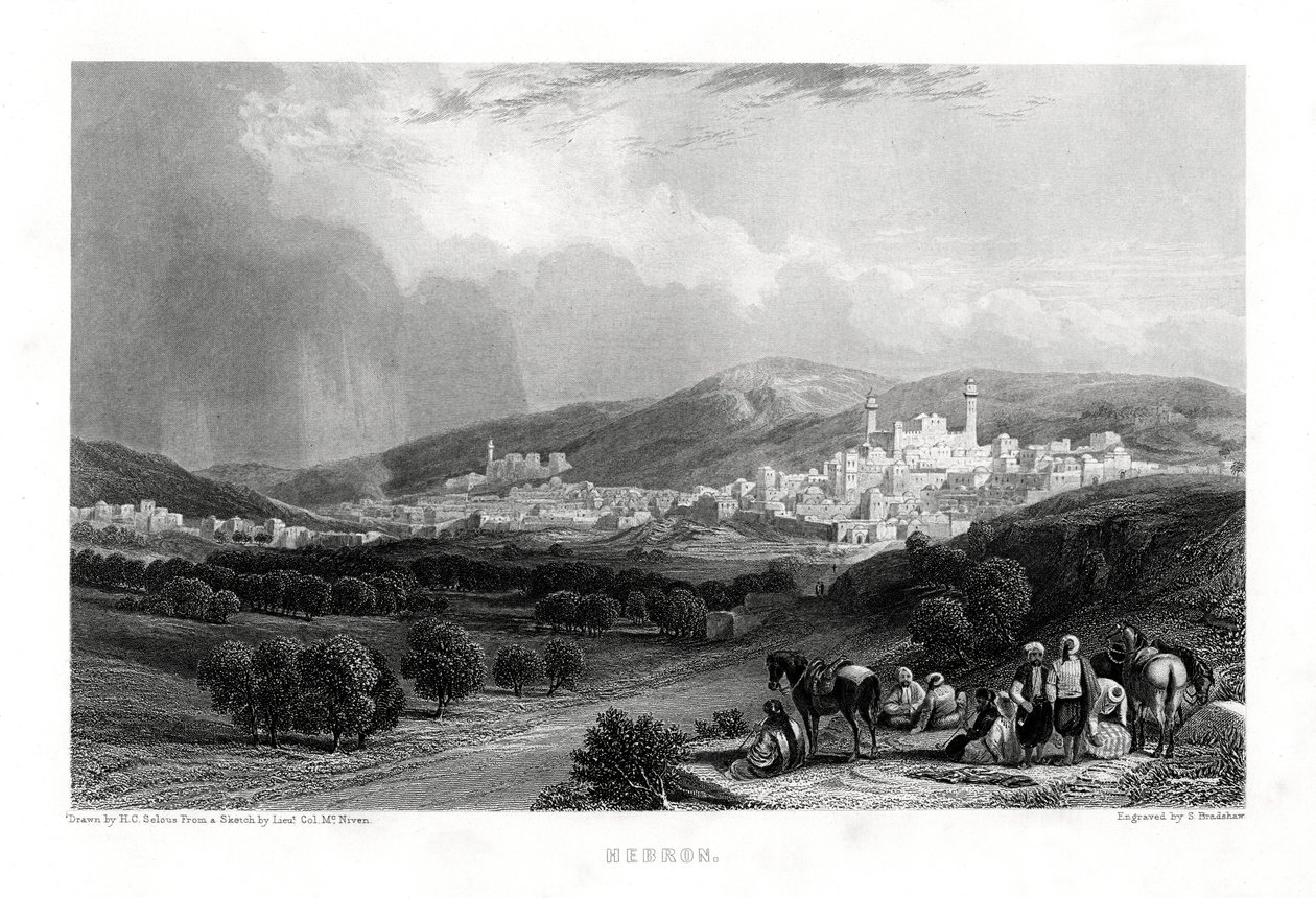 हेब्रोन, 1887 द्वारा सैमुअल ब्रैडशॉ
