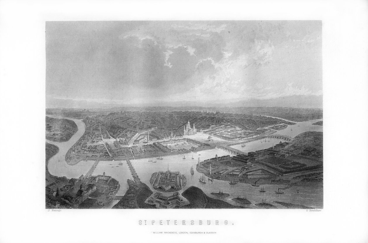 सेंट पीटर्सबर्ग, उत्तर-पश्चिमी रूस, 1893 द्वारा सैमुअल ब्रैडशॉ