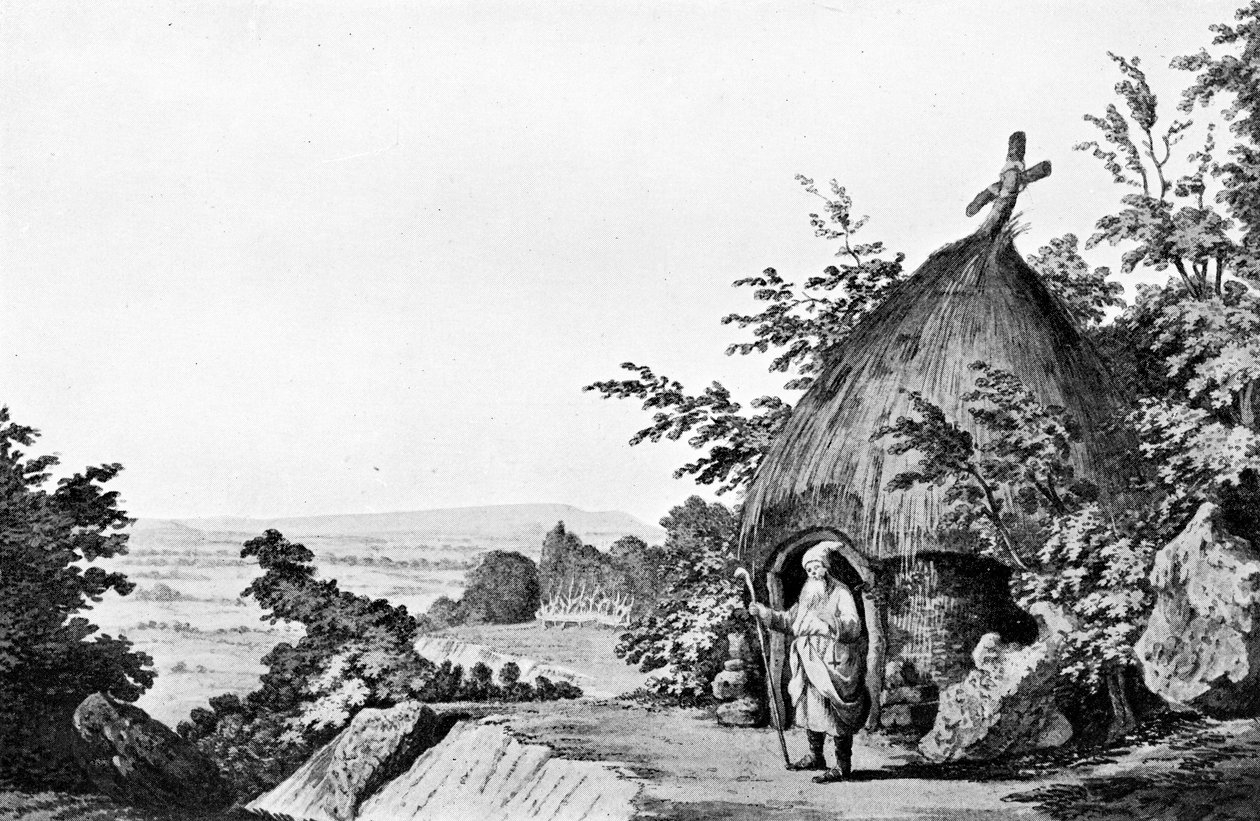 सेलेबोर्न, 1777 में हरमिटेज द्वारा सैमुअल हैरिअम ग्रिम