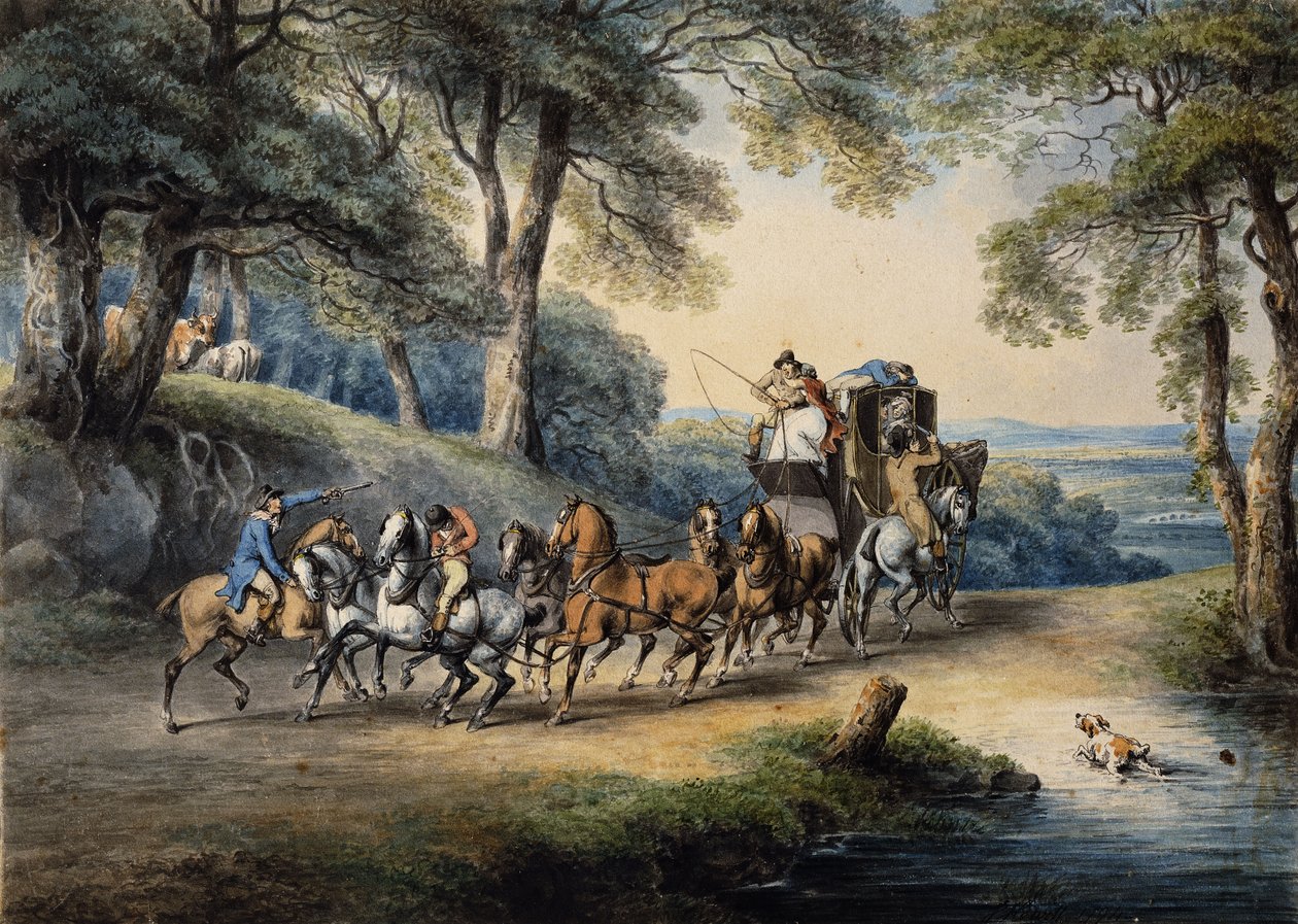 द होल्ड-अप, 1794 द्वारा सैमुअल हॉविट