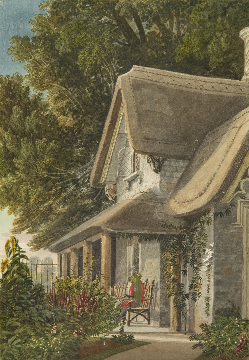 द लॉज एट ब्रूमवेल हाउस, c. 1824 द्वारा सैमुअल जैक्सन