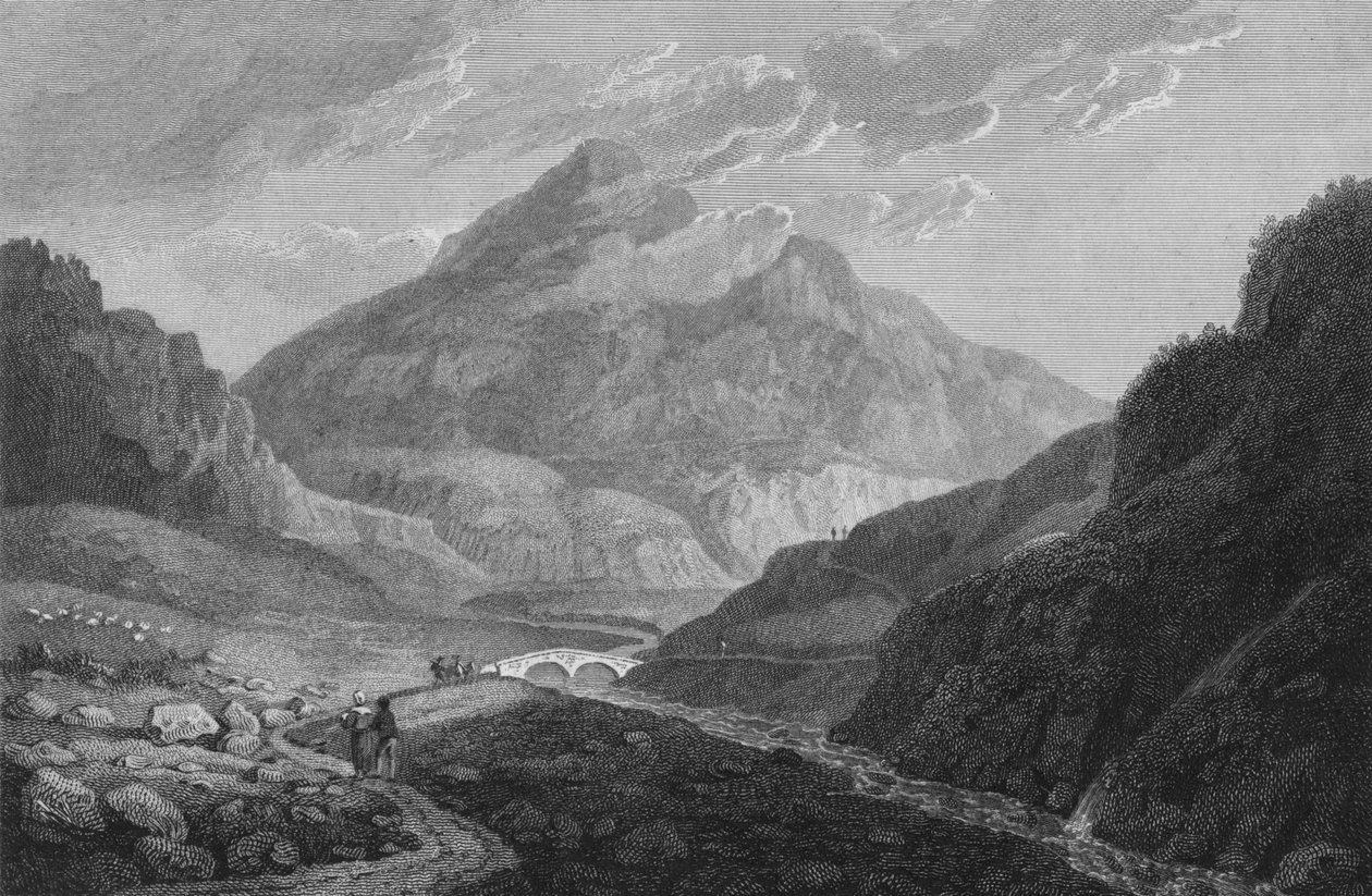 बेन ईम का एक दृश्य, 1813 द्वारा सैमुअल मिडिमन