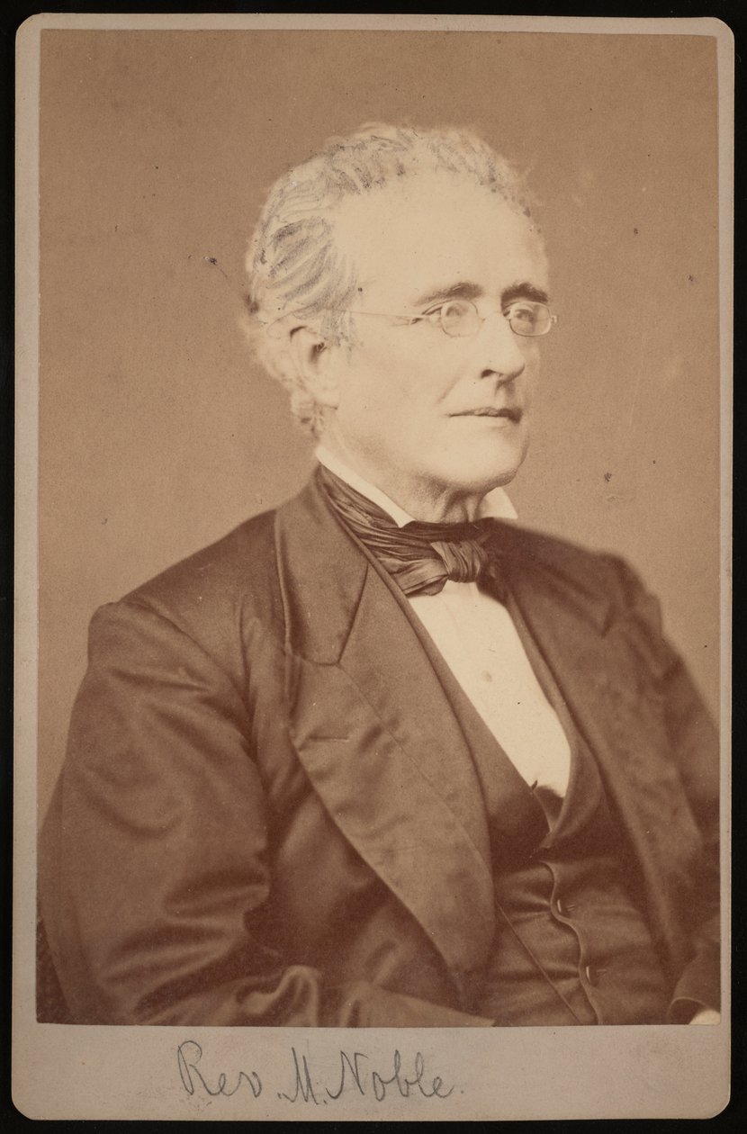 रेव मेसन नोबल 1809-1881 का पोर्ट्रेट, 1876 और 1880 के बीच। द्वारा सैमुअल मोंटेग फसेट