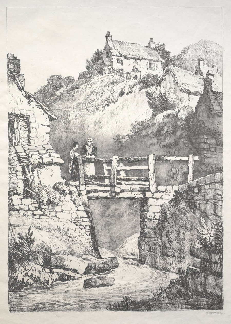 उत्तरी इंग्लैंड में प्राचीन इमारतों और ग्रामीण कॉटेज की एक श्रृंखला: रनस्विक द्वारा सैमुअल प्राउट