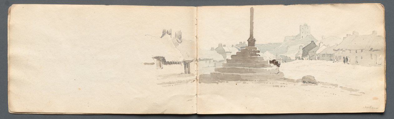 स्केचबुक: नॉरहम, 1814। द्वारा सैमुअल प्राउट