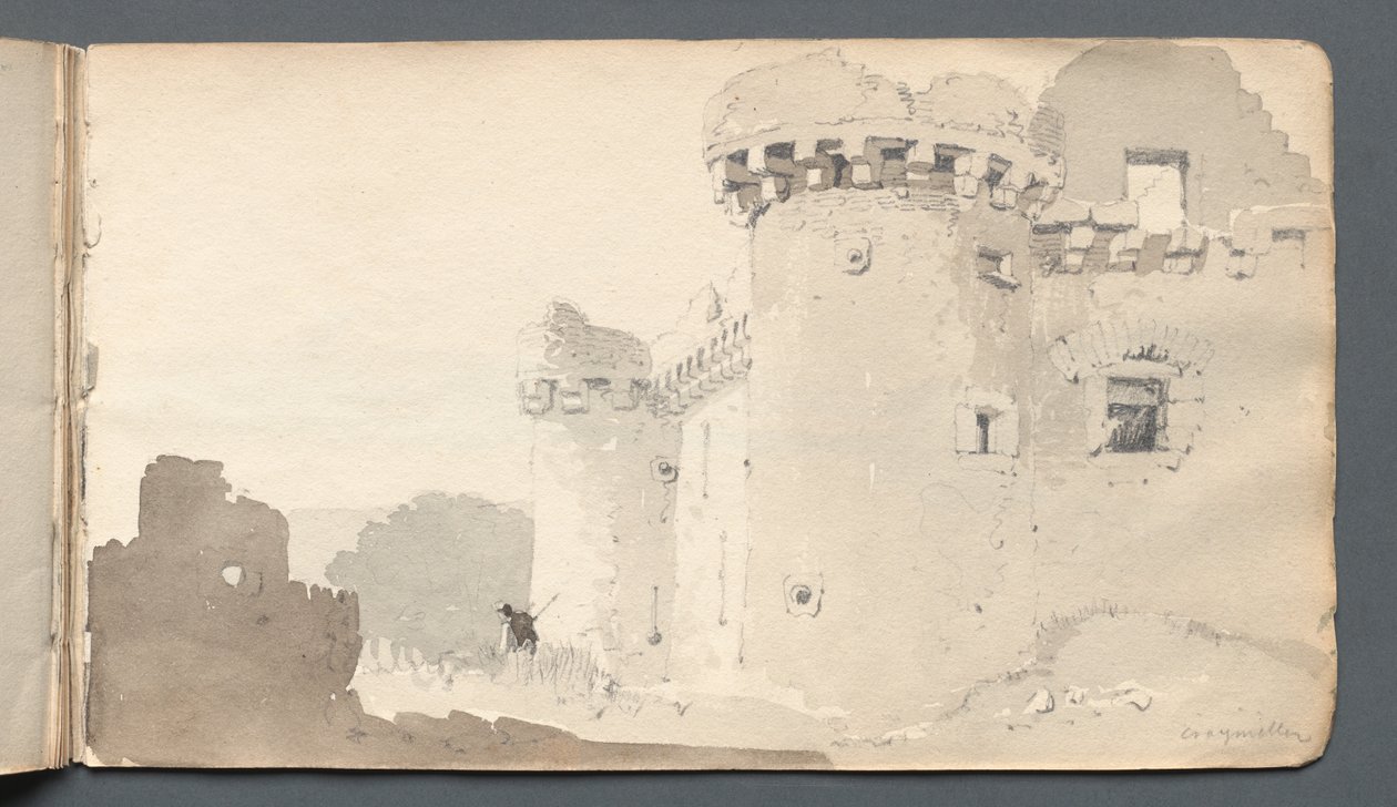 स्केचबुक: बर्बाद कैसल, 1814। द्वारा सैमुअल प्राउट