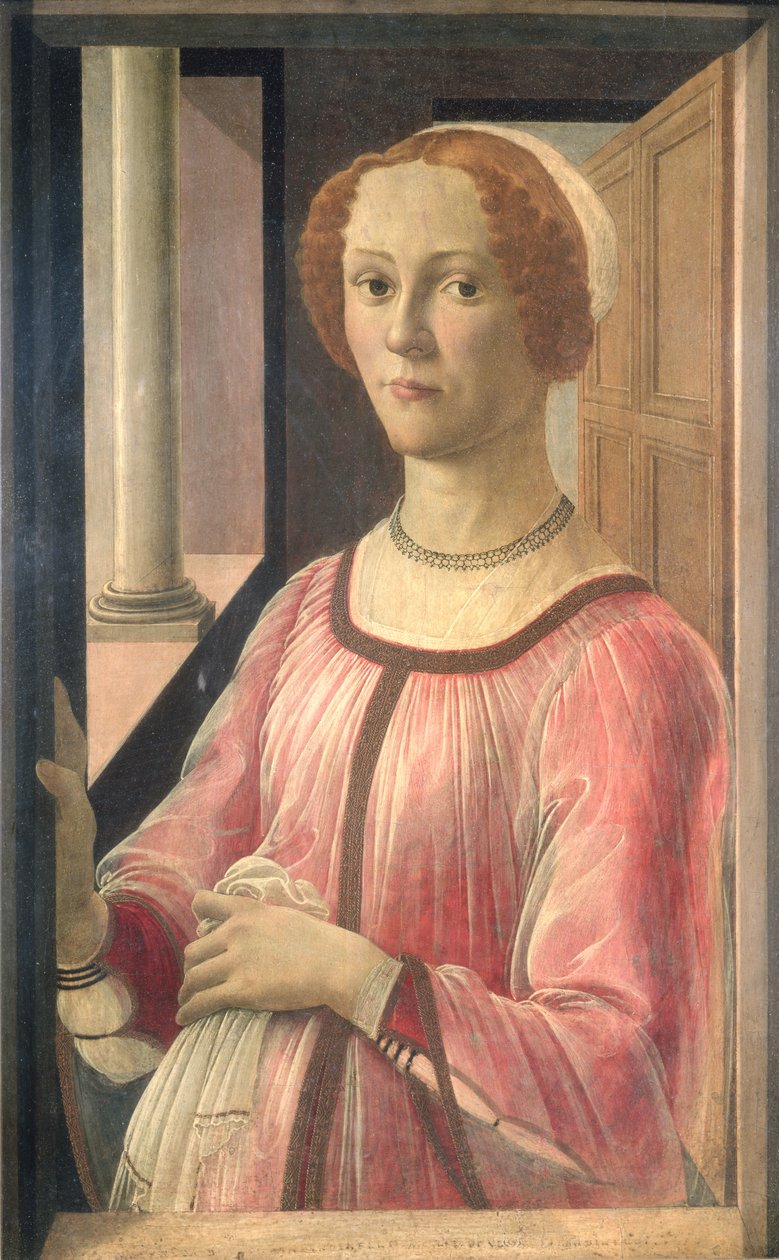 Smeralda Bandinelli, मूर्तिकार Baccio Bandinelli की दादी, c.1471 (पैनल पर तापमान) द्वारा सैंड्रो बॉटलिकली