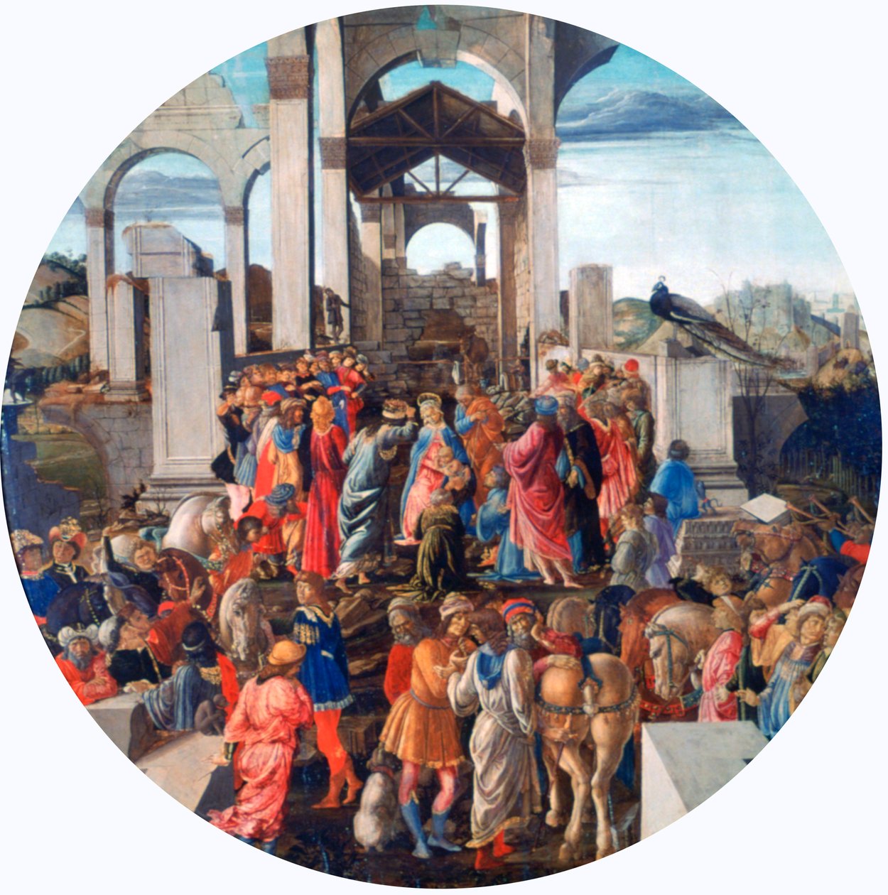 राजाओं की आराधना, c1470-1475 द्वारा सैंड्रो बॉटलिकली