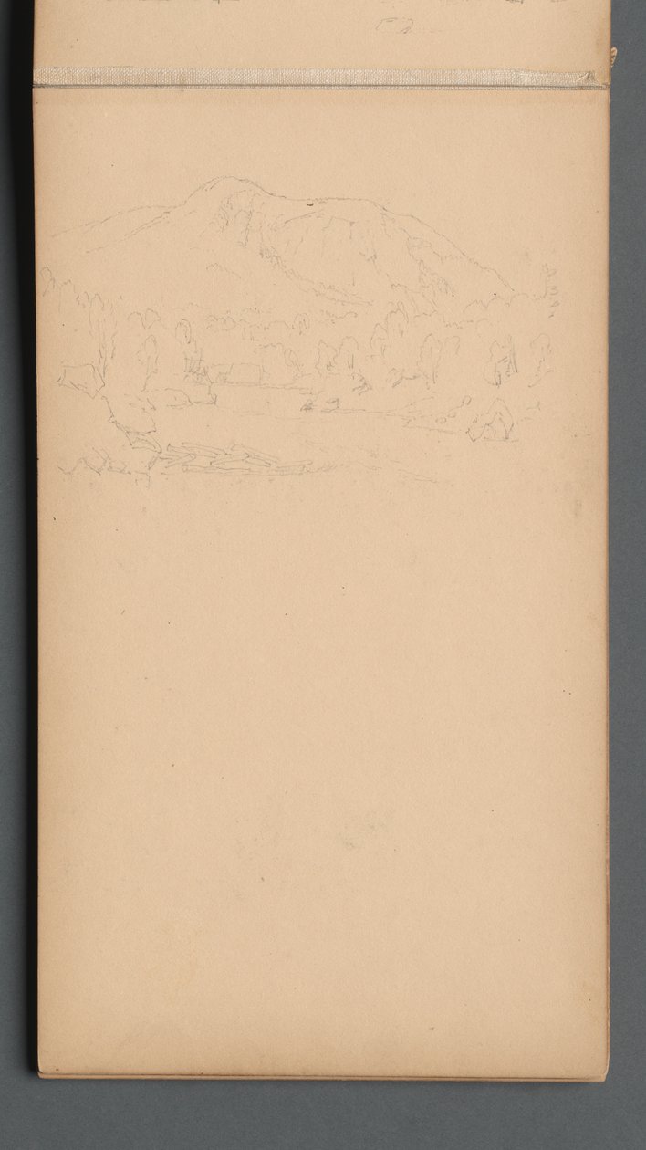 स्केचबुक, पृष्ठ 08: कार्टर माउंटियन, 1859। द्वारा सैनफोर्ड रॉबिन्सन गिफोर्ड