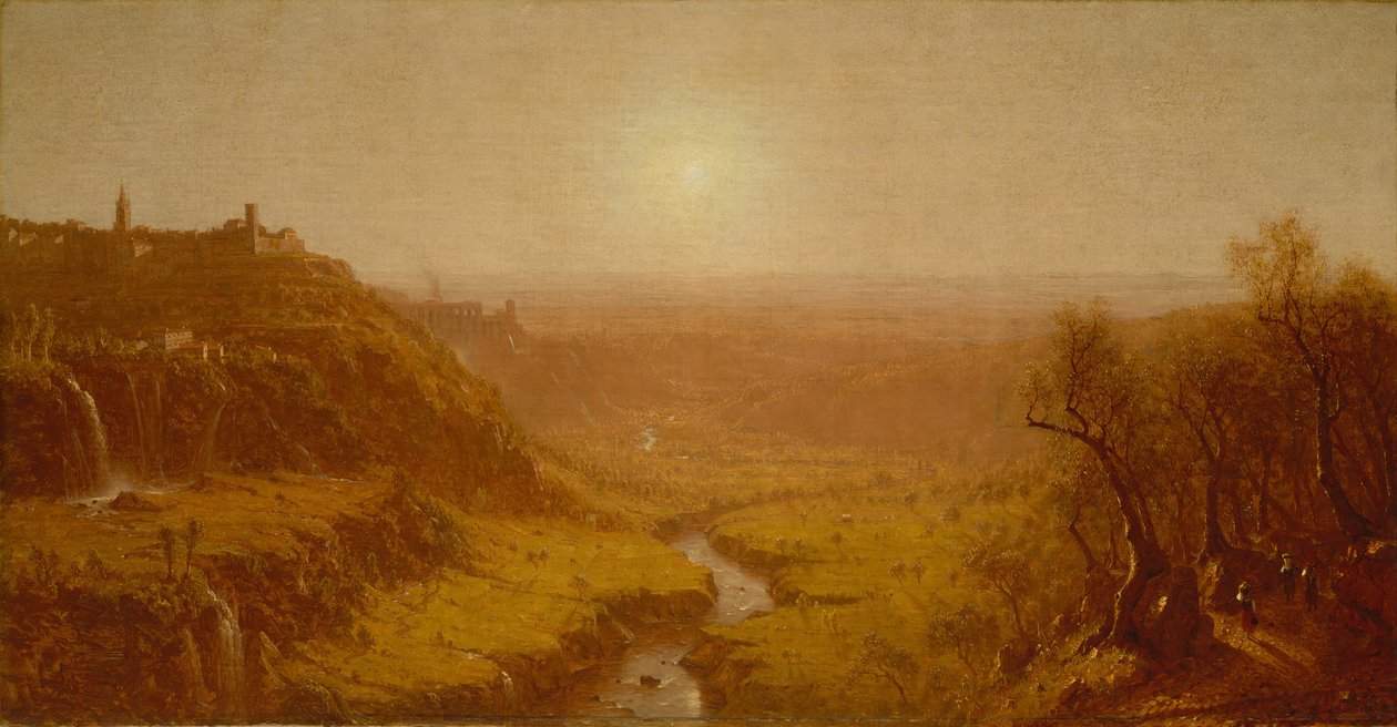 टिवोली, 1870। द्वारा सैनफोर्ड रॉबिन्सन गिफोर्ड