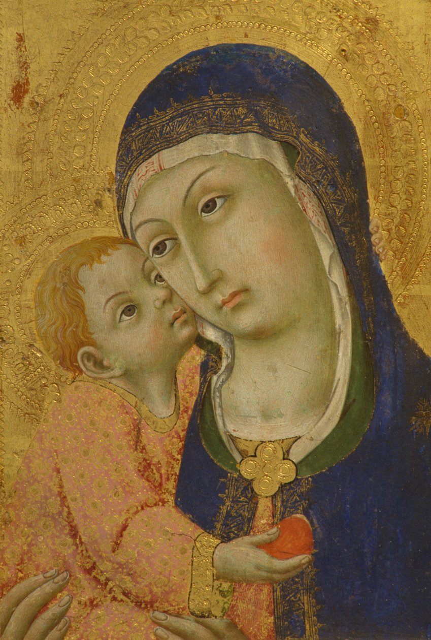 मैडोना विद चाइल्ड, सानो डि पिएत्रो (1406-1481) द्वारा द्वारा Sano di भी Ansano di Pietro di Mencio Pietro
