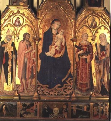 मैडोना और चाइल्ड द्वारा Sano di भी Ansano di Pietro di Mencio Pietro
