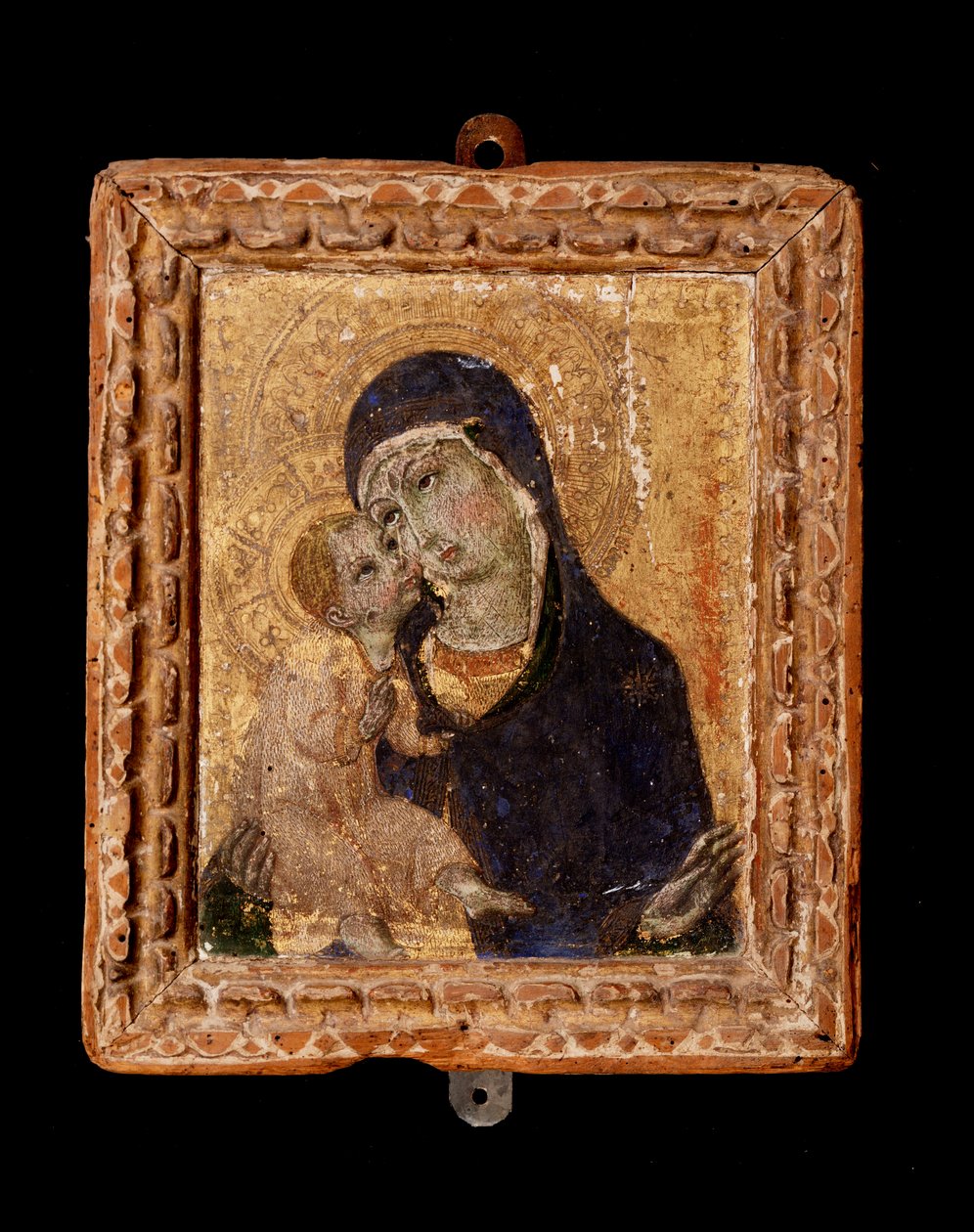 बच्चे के साथ वर्जिन (पेंटिंग द्वारा Sano di भी Ansano di Pietro di Mencio Pietro