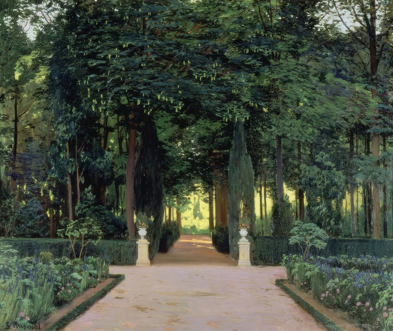 Aranjuez . के बगीचे द्वारा सैंटियागो रूसियन