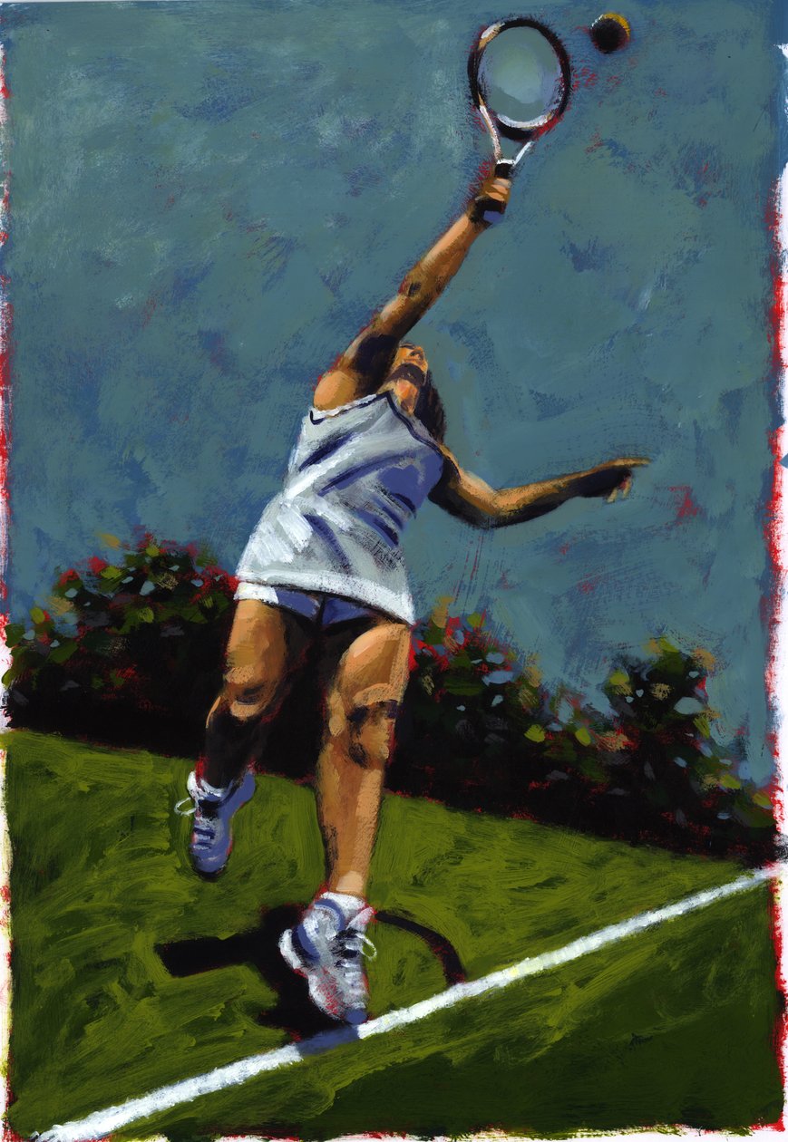 खिलाड़ी, 2009 (एक्रिलिक) द्वारा सारा हेवर्ड