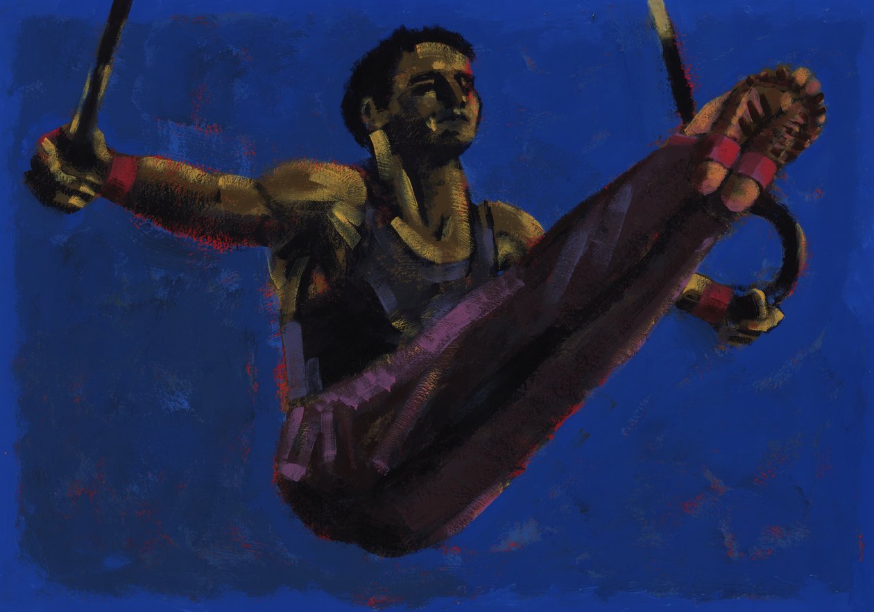 द रिंग्स, 2009 (एक्रिलिक) द्वारा सारा हेवर्ड