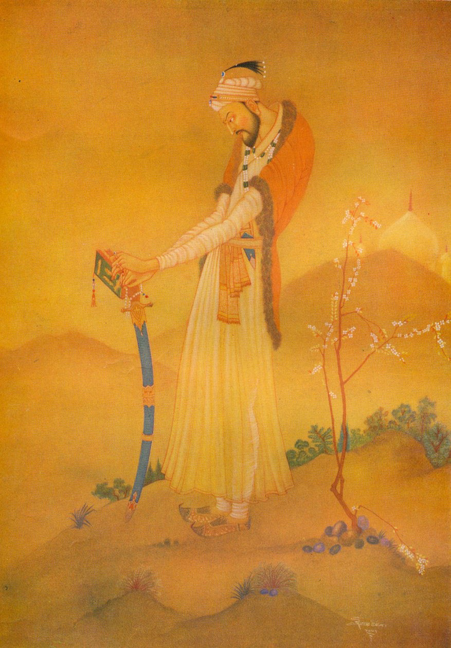 द मोगुल सम्राट आलमगीर, 20 वीं शताब्दी 1932 द्वारा शारदा चरण उकिली