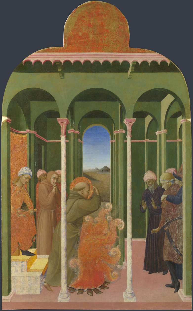 बोर्गो डेल सैंटो सेपोलो अल्टारपीस से सुल्तान से पहले सेंट फ्रांसिस, 1437-1444 द्वारा Sassetta